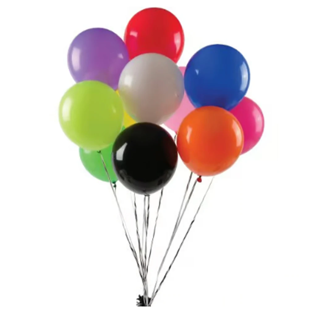 High Quality Multicolored 11 inch balloons | 10 Assorted Colors |Party & Decoration Balloons for Birthdays, Weddings,Events