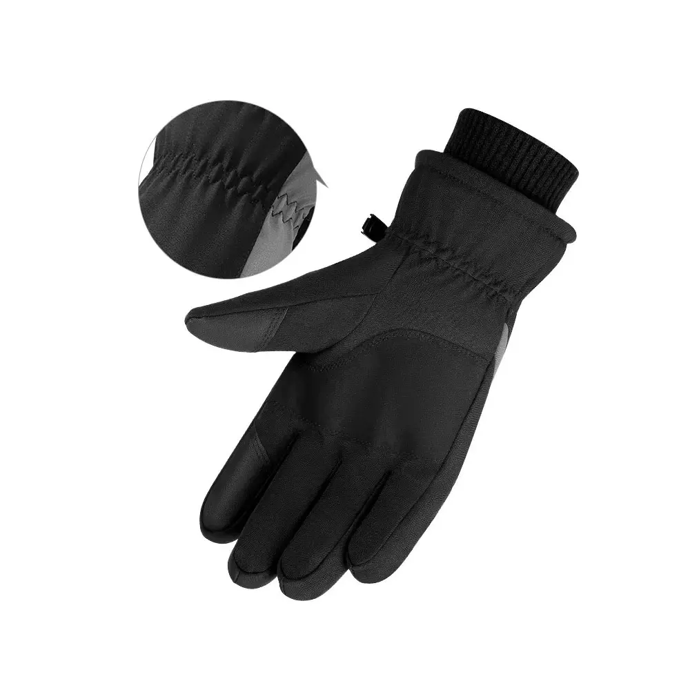 Cold Weather Gloves Warm Winter Snow Ski Windproof Gloves With Long Cuff For Snowboarding Riding Gloves