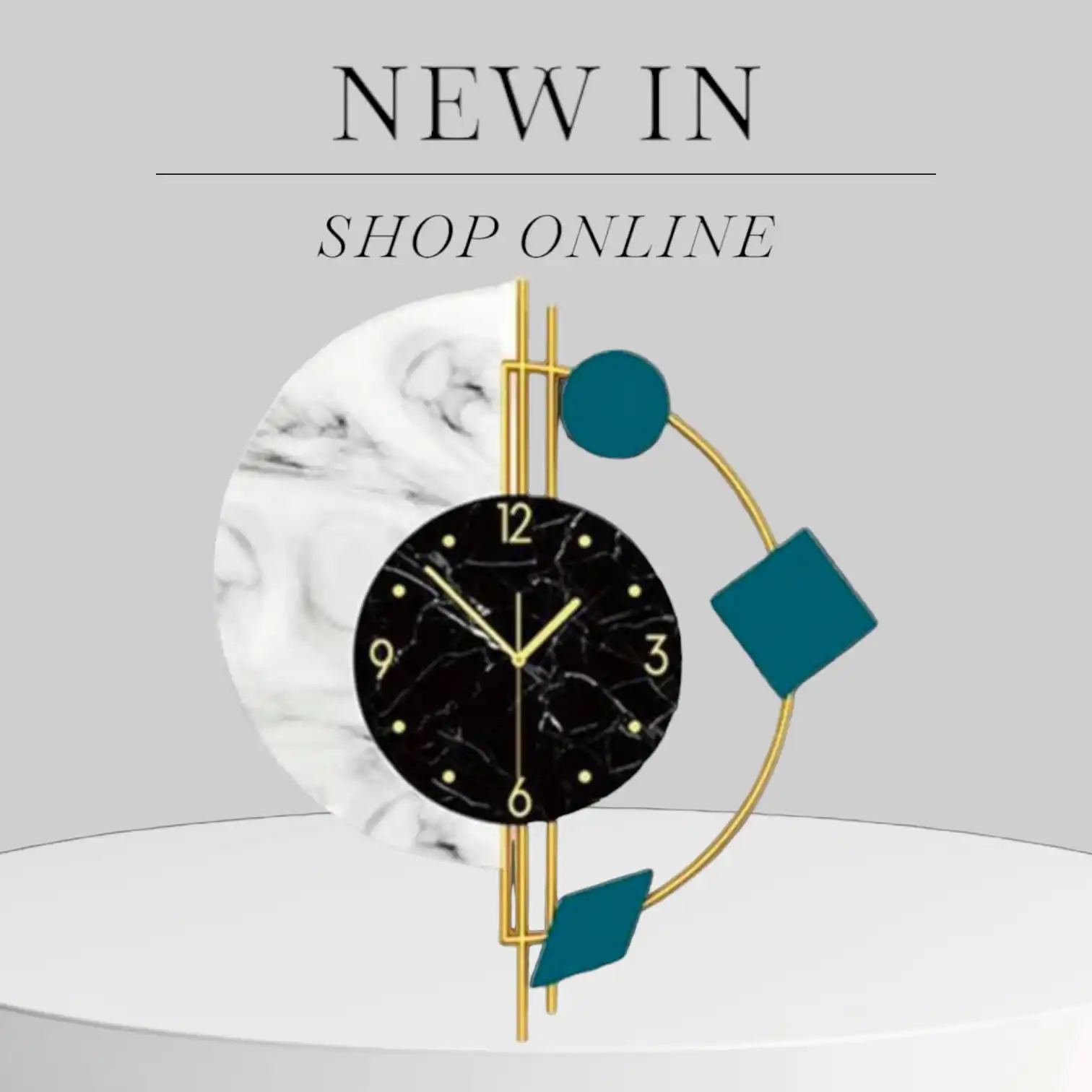 Modern Design Nordic Wall Clock Living Room Wall Decoration Silent Luxury Home Decor Clock for Sale from Indian Supplier