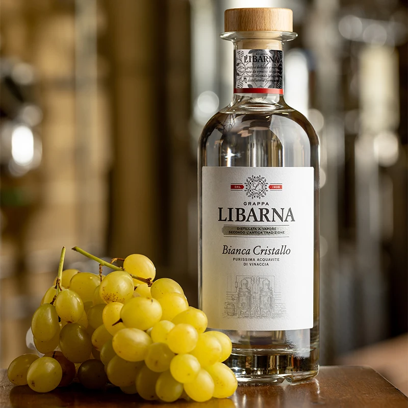 Premium line Top Quality Made in Italy Grappa Libarna Bianca 6 x bottle 0.70ml ready for export