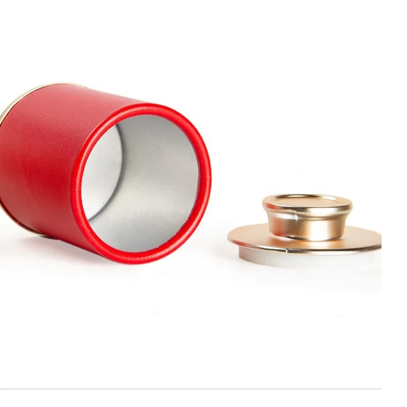 Biodegradable Food Grade Tea Canister Paper Tube Round Cans for Tea Bag Coffee Powder Package
