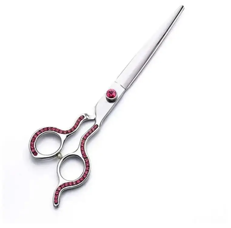 New Customized Design Grooming Scissors Satin Finish Russian Scissors Pet Straight Dog Grooming Sharp Blade Scissors