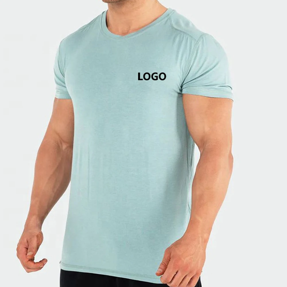 Sports Gym T-shirt Tops Workout Fitness Wear Training Running Shirts Gym Drifit Shirts Manufacture