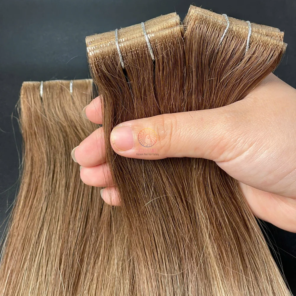 High Quality Seamless Virgin Pu Injected Tape 100% Human Hair Extension CYhair Invisible Tape In Human Hair Extension Factory