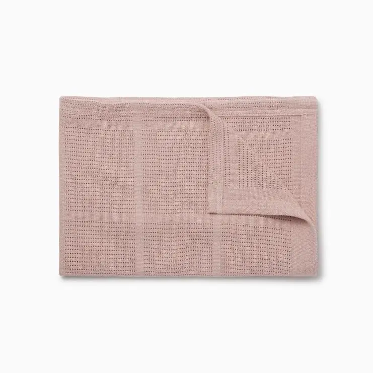 GRS GOTS OEKO Certified 50% Bamboo 50% Cotton Baby Bedding Customize Infant Throws Comfortable Baby Cellular Blanket