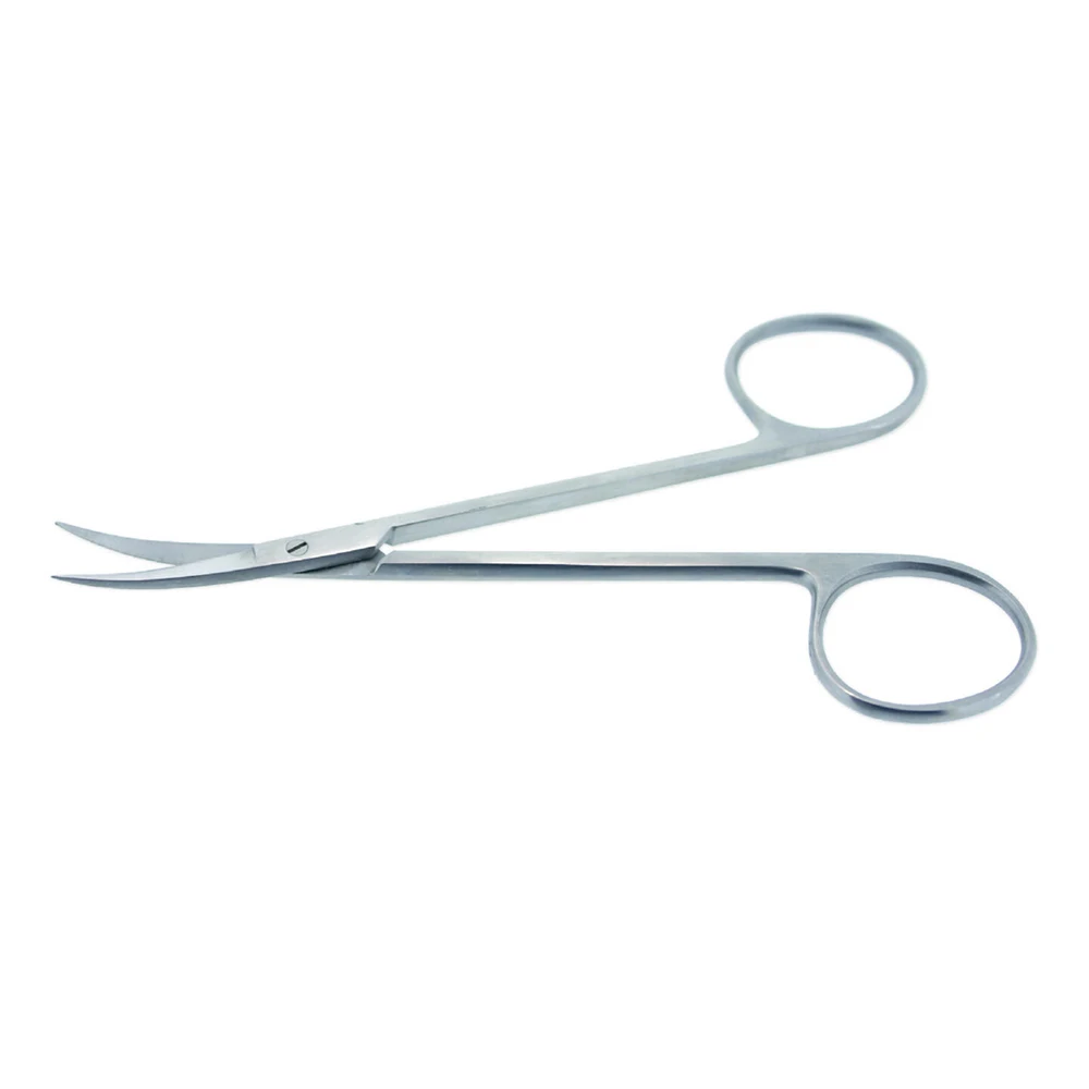 Surgical Top Quality Iris Super Cut Scissors: 4.5 Inches with Curved Blade and Sharp Point, Made From German Steel for Surgery