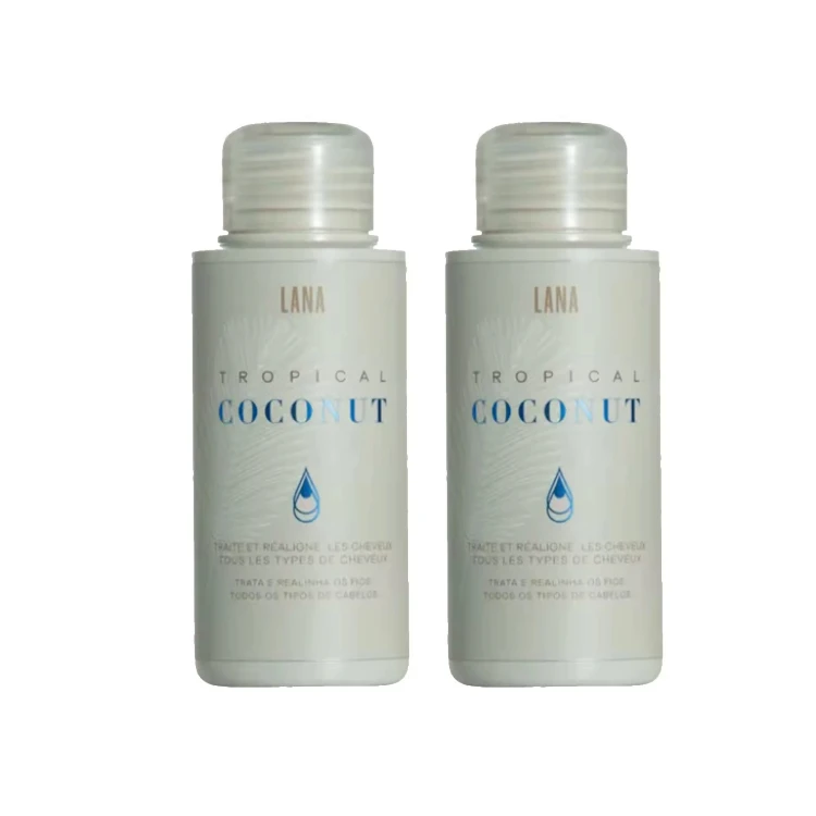 Хорошая покупка домашнего использования 100 мл/33,8 fl.oz. Lana Brasiles тропический кокосовый сглаживание волос лечение