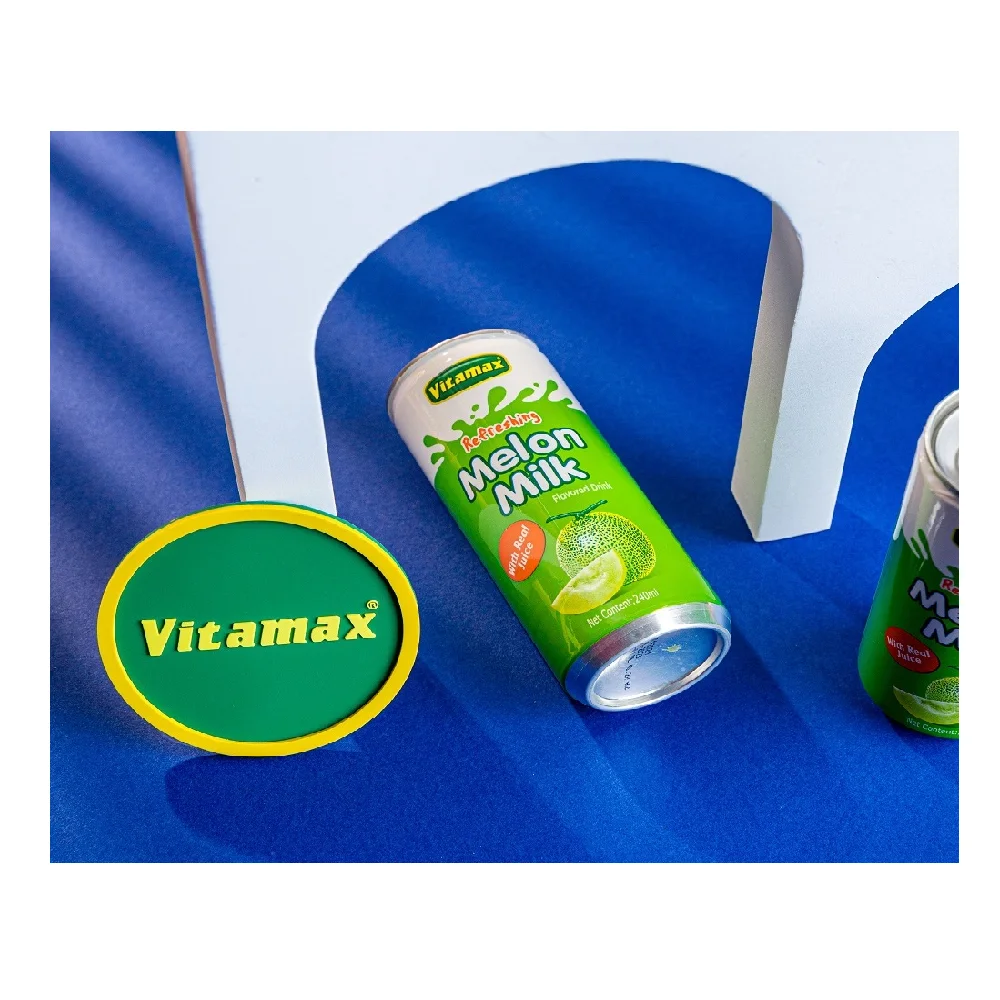 Reasonable price OEM Flavoured Fluid Milk Drinks Fruity Dessert Drink Can (Tinned) Vitamax Melon Flavoured Milk 240ml x 24c