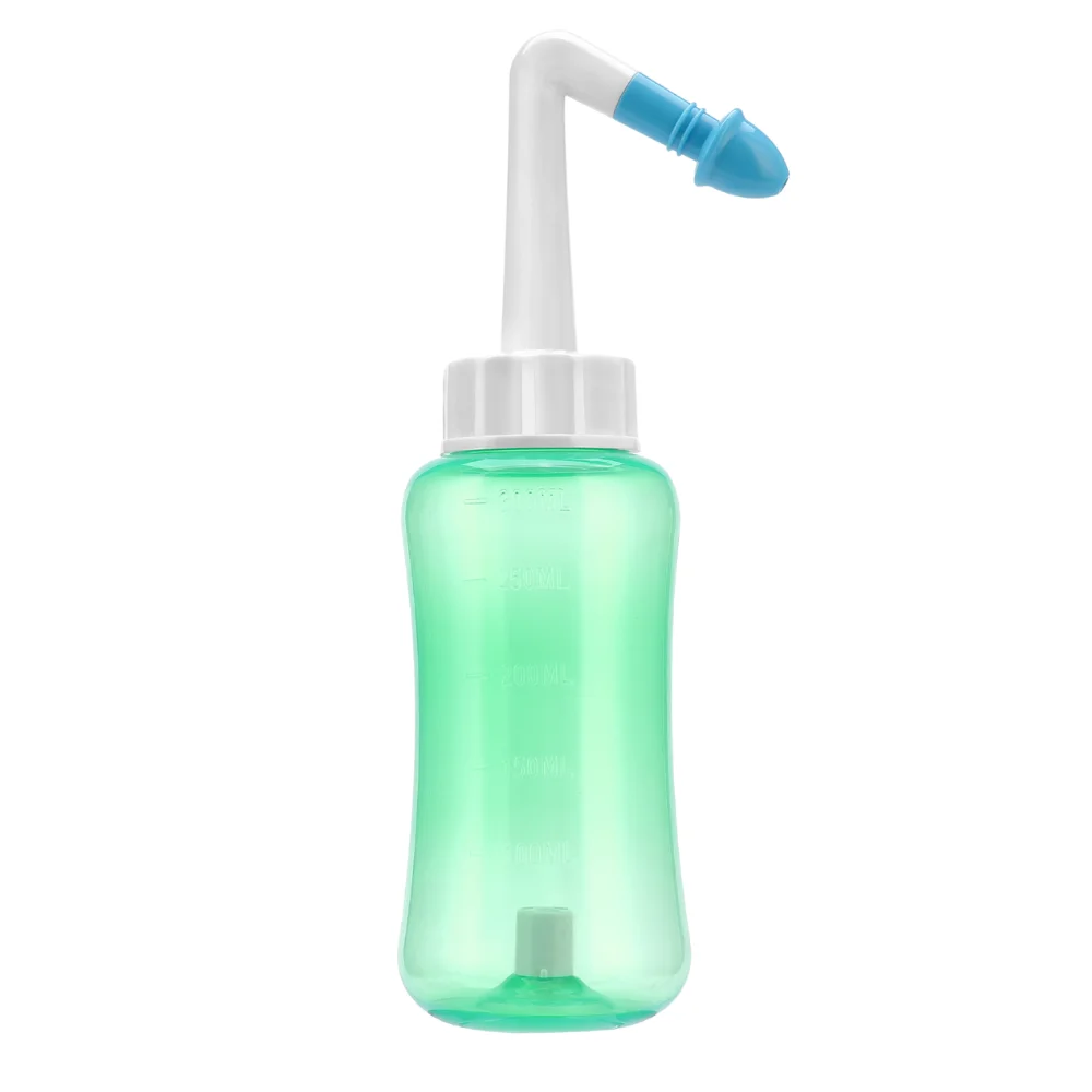Home Use Nasal Washer Manual Nasal Irrigator 300ml water bottle nasal cannula for family