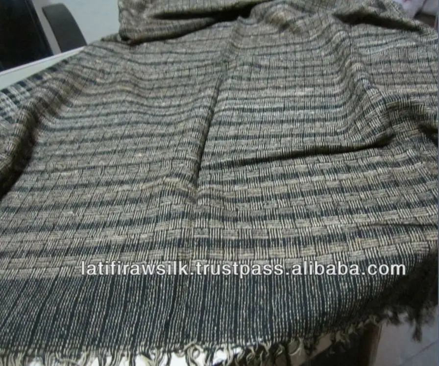 Beautiful handloom Silk Shawl made from 100% pure raw silk for party and function available in different colors