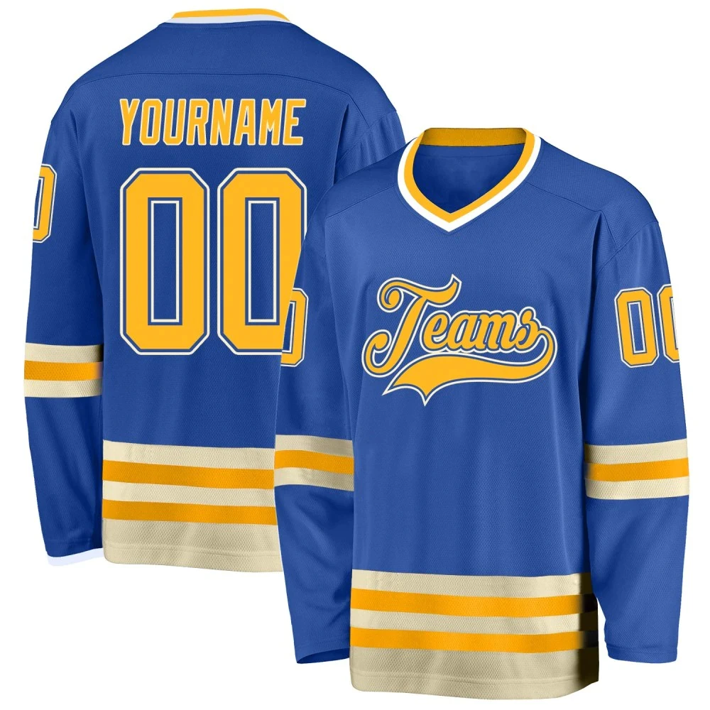 Personalized Fans Name & Number New Jersey Embroidery Team Custom Hockey Jersey for Men Youth Hockey Jersey