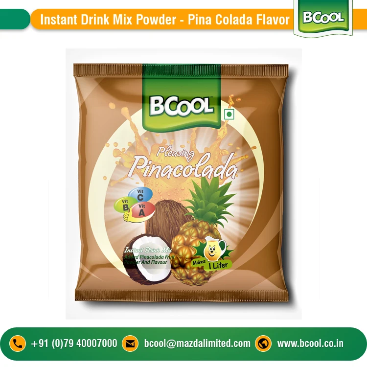 Trusted Supplier of Wholesale Price Good Quality Delicious Natural Pina Colada Flavor Fruit Juice Instant Drink Mix Powder