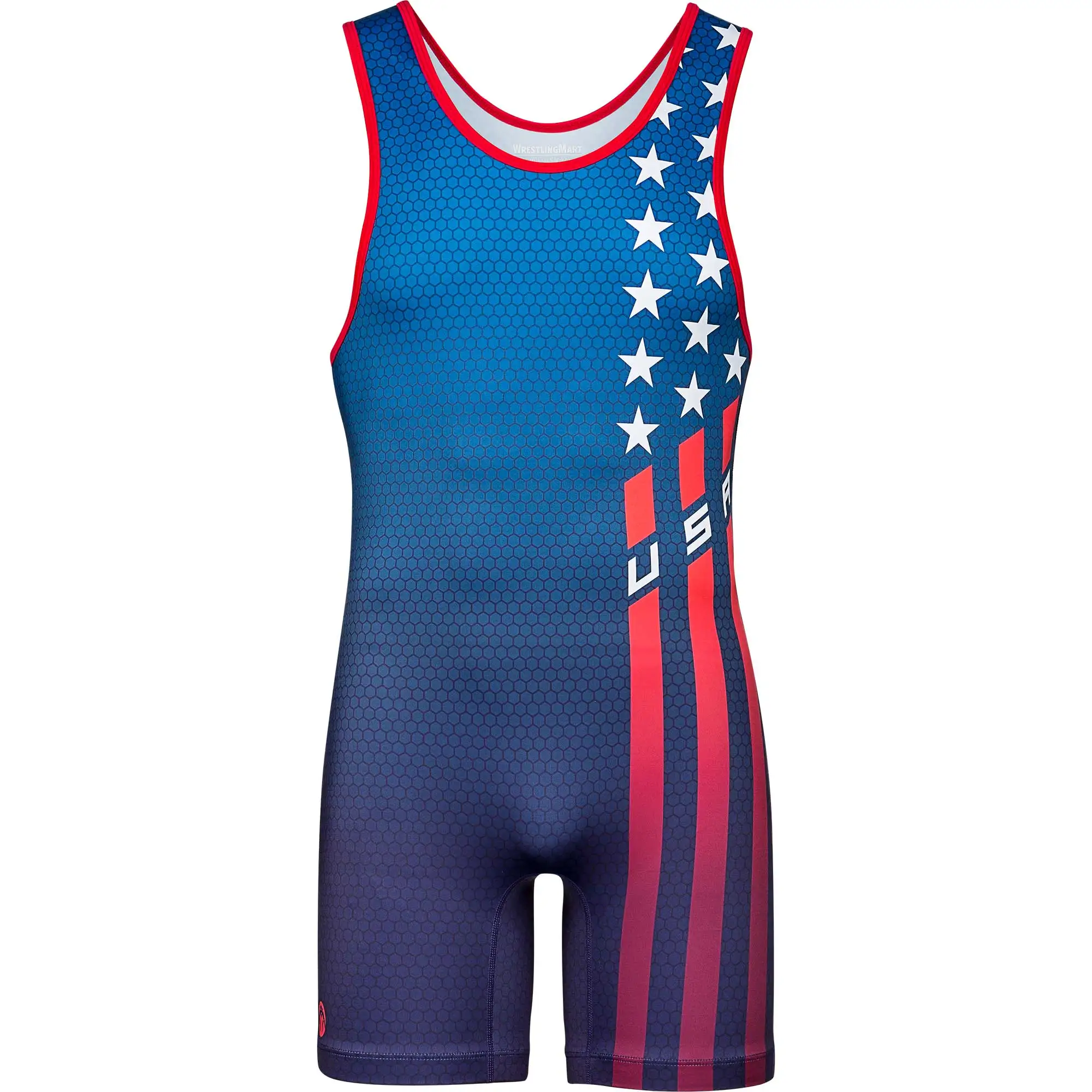 New Arrival Custom Logo Sublimation Gym Wear Weightlifting Adult Youth Singlet Suit Wrestling Singlet