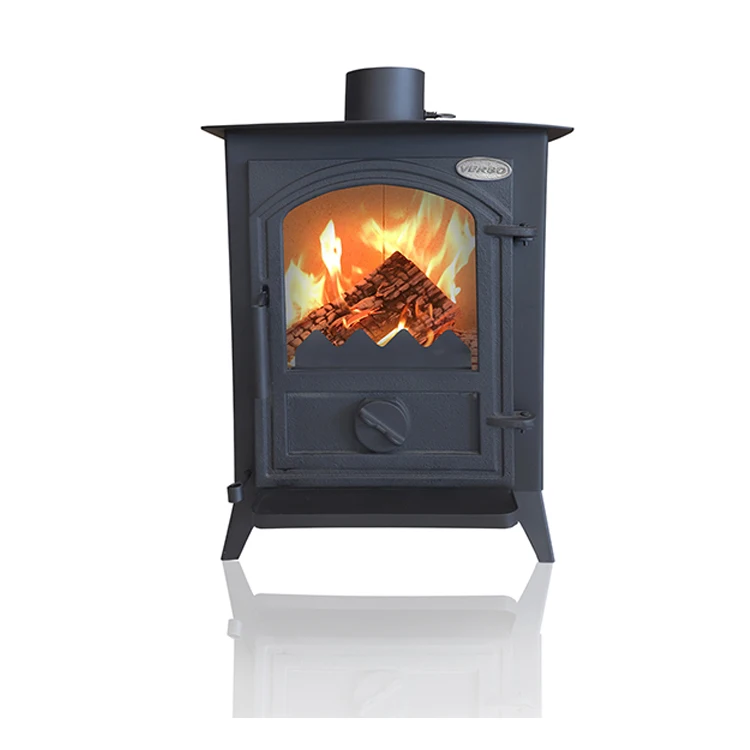 Unique Design Excellent Quality Cast Iron Door 7.5kW Nominal Heat Efficiency Wood Burning Solid Fuel Fireplaces from Bulgaria
