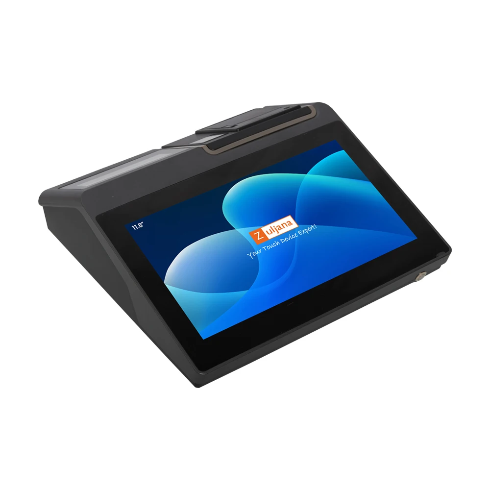 11.6 Inch Cheap Touch screen Cash Register with 80mm printer Smart POS Terminal
