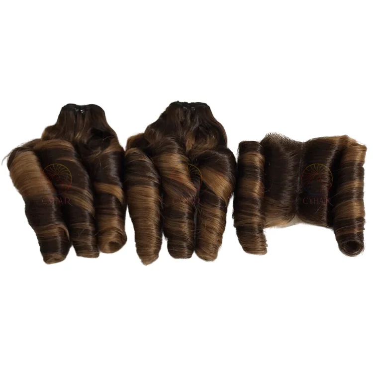 Cheapest Wet And Wavy Human Hair Bundles Double Drawn Quality Wavy Hair Product From Cyhair Manufacturer Wholesale