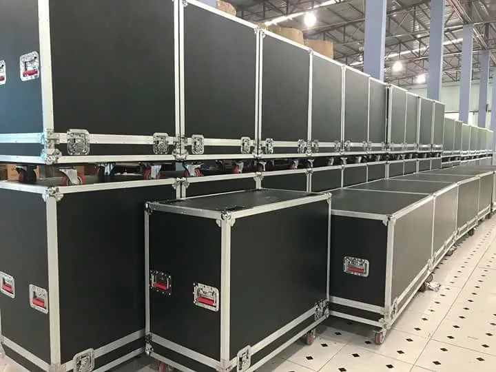 Rack Case Protection for PA/DJ gears 10U 12U 16U Customize with Locking Drawers Portable Carry Case