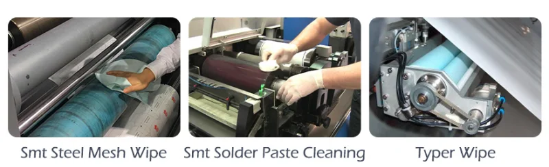 Printing Equipment Heidelberger ryobi Auto automatic blanket wash cloth jumbo roll for manual cleaning
