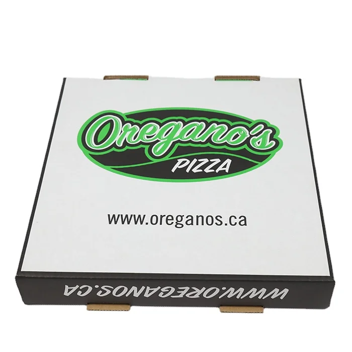 Custom Printed Brown Kraft Cardboard Pizza Boxes Food Grade Pizza Boxes with different siza