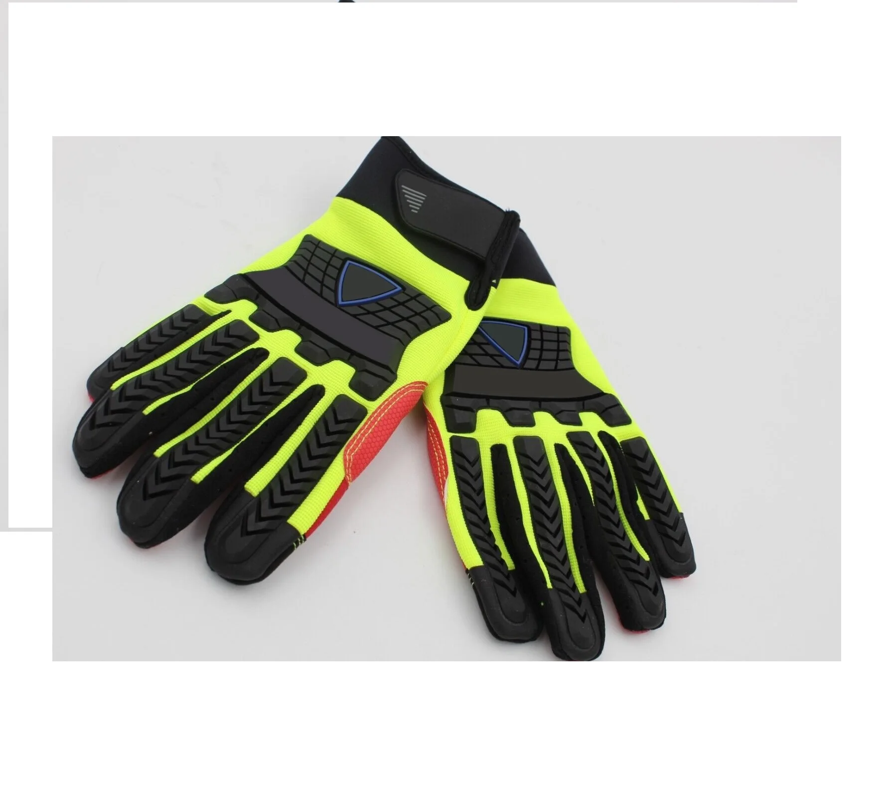 Custom Heavy Grip Gloves TRP Oil Field Extraction Anti Impact Gloves