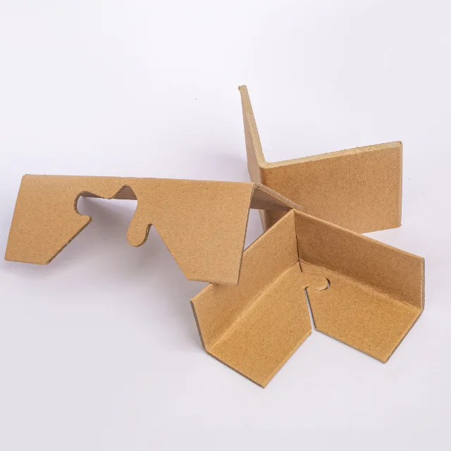 Eco-friendly White Brown Kraft paper edge protector Customized Service Viet Nam Paper Corner Protector  From Vina Green Pack