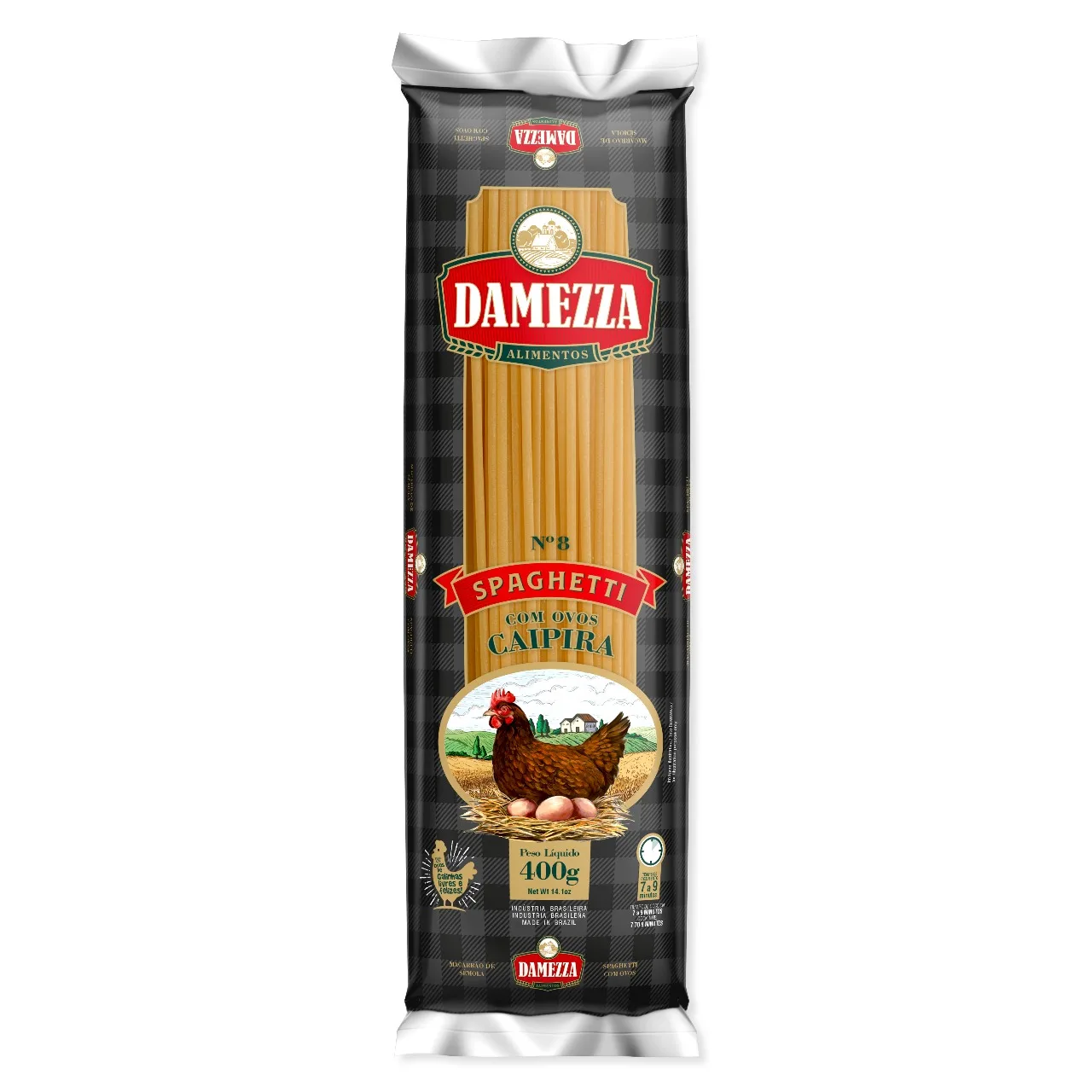 Spaghetti Pasta Macaroni Fusili Semolina Lasagna Pasta 400-500g