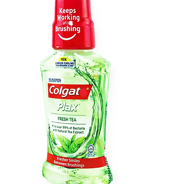 Mouthwashes Green Tea  Colgat.e No Alcohol No Burning Taste 250ml x 12pcs At Cheap Price