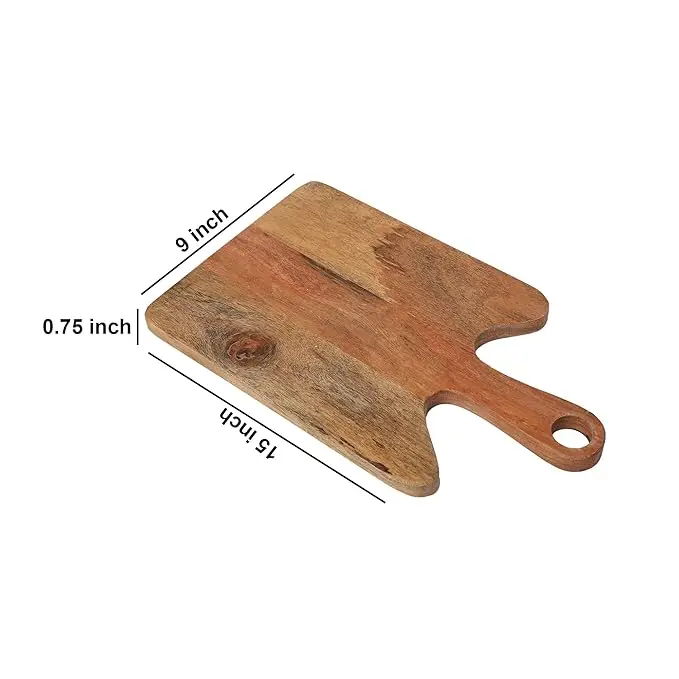 Handcrafted Acacia Wood Chopping Board/Cutting/Serving Board Platter for Kitchen Vegetables Fruits & Cheese Low Priced