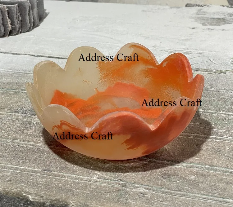 Affordable Price Candy Snacks Bowl Resin Fruit Bowl  Quality Made Resin Handmade Salad Bowl European Style Resin Serving Dishes
