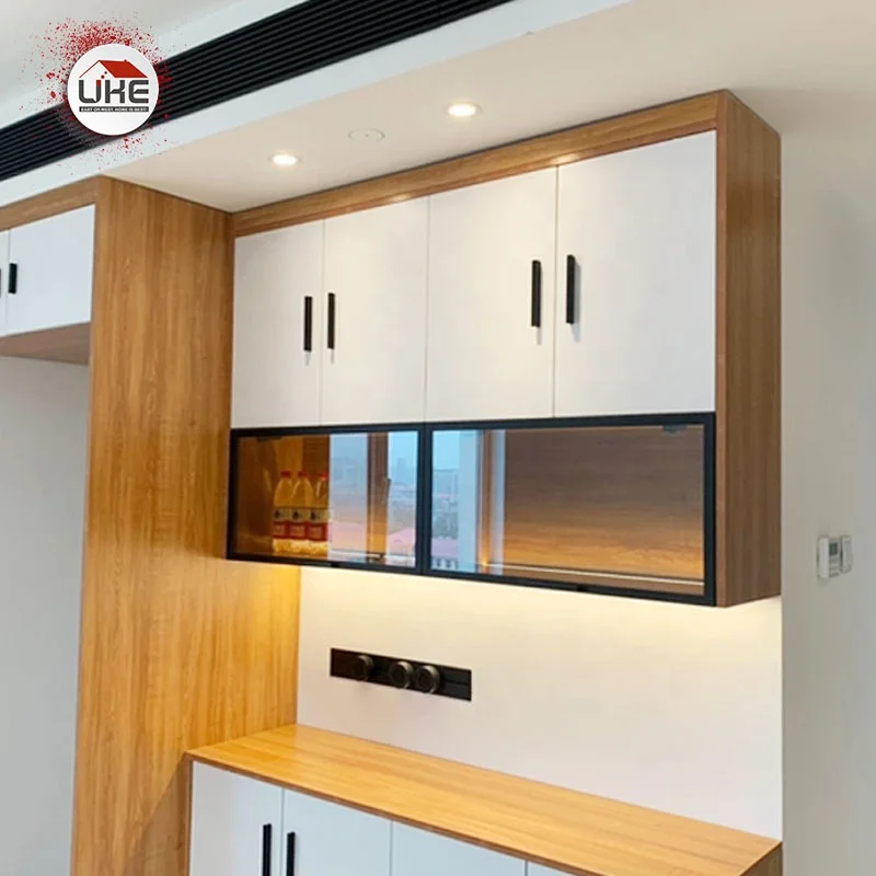 Aluminum Frame Profiles Glass Door For Kitchen Cabinet Wardrobe 20mm Narrow Design Customized Door Profile