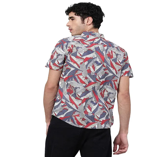 50% cotton 50% polyester check flannel  Vacation shirt for men with different color, sizes are available