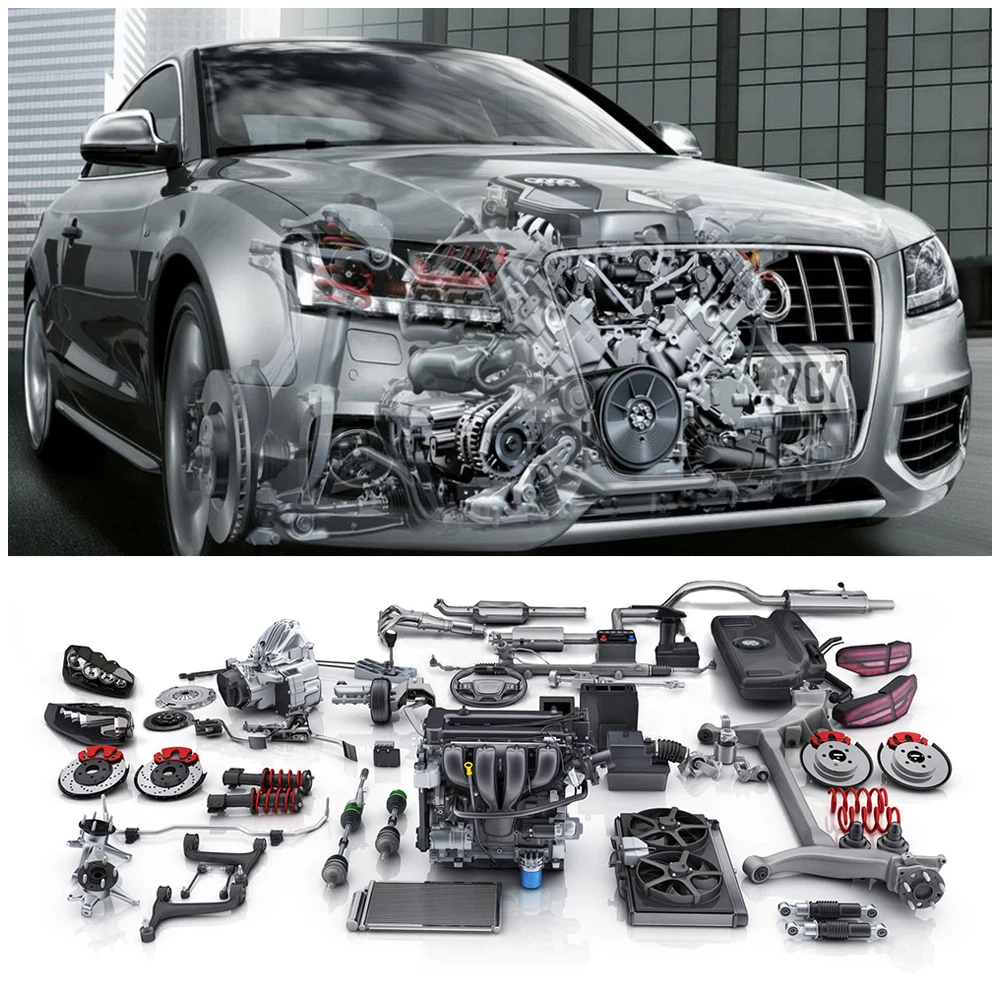 OEM Casting Totally Genuine Audi Car Automobile Engine Parts And Components Wholesale Supply Manufacturer