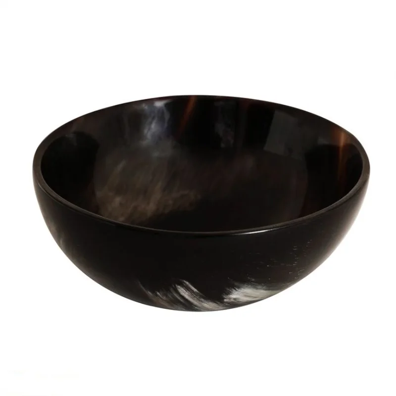 Decorative Gold And Black Horn Color Serving Bowls For Home Use And Table Top Dinnerware Salad Bowls Kitchenware Supplies