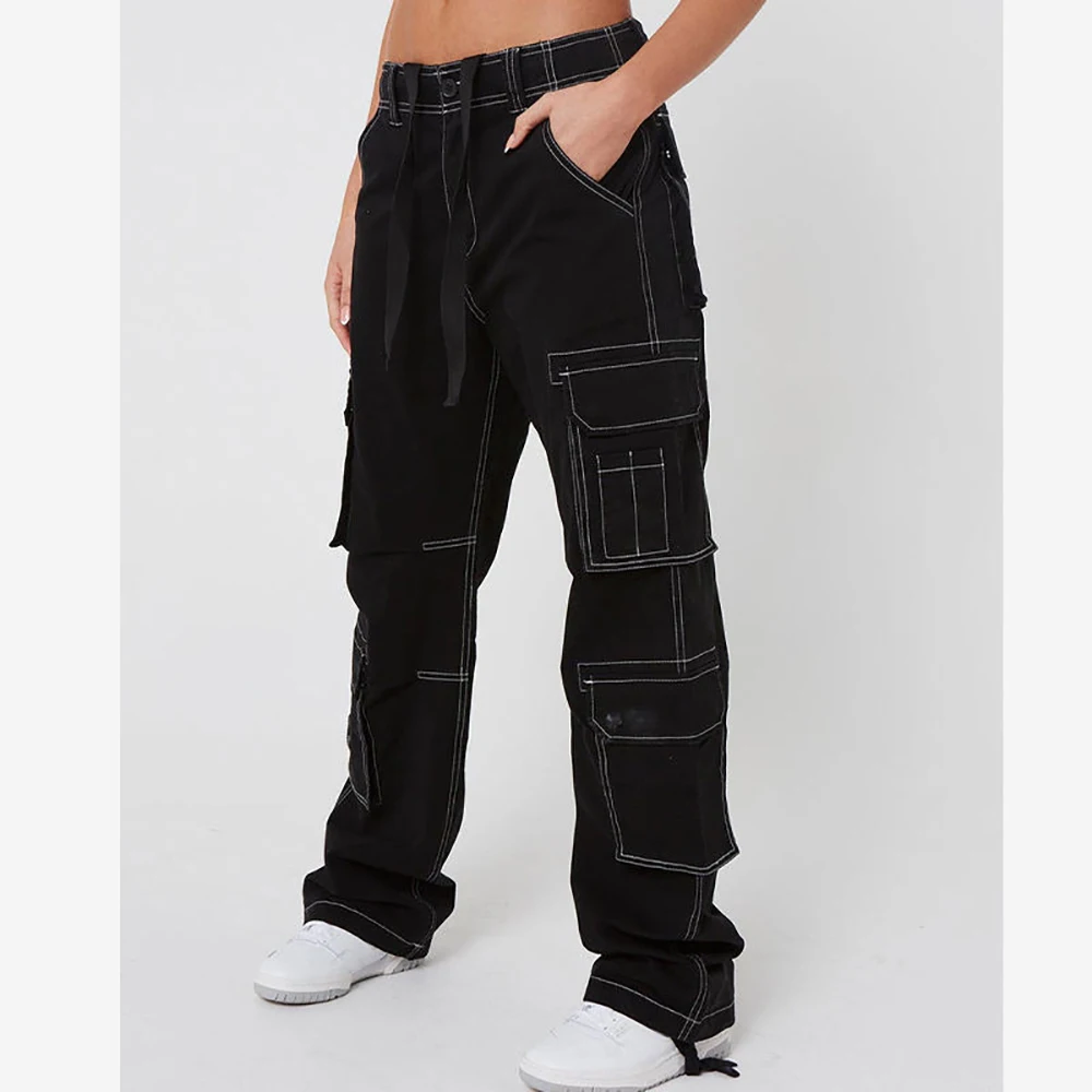 Hot Selling Running Gym Slim Fit Female Track Pant With Slip Pockets Elasticated High Waist Training Fitness Jogger For Women