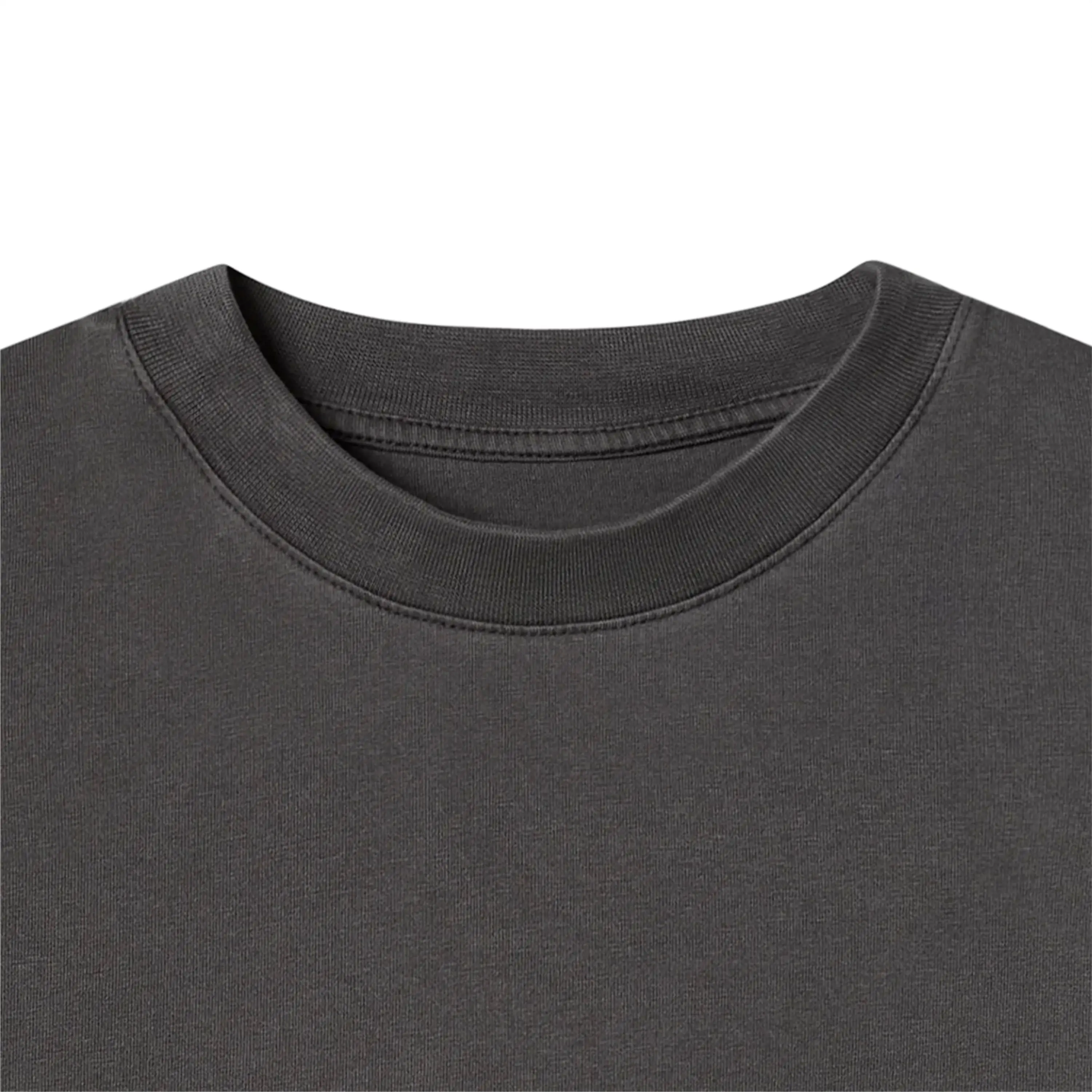 high quality wide boxy blank t shirt heavy weight cotton tshirt oversized black white t-shirt for men