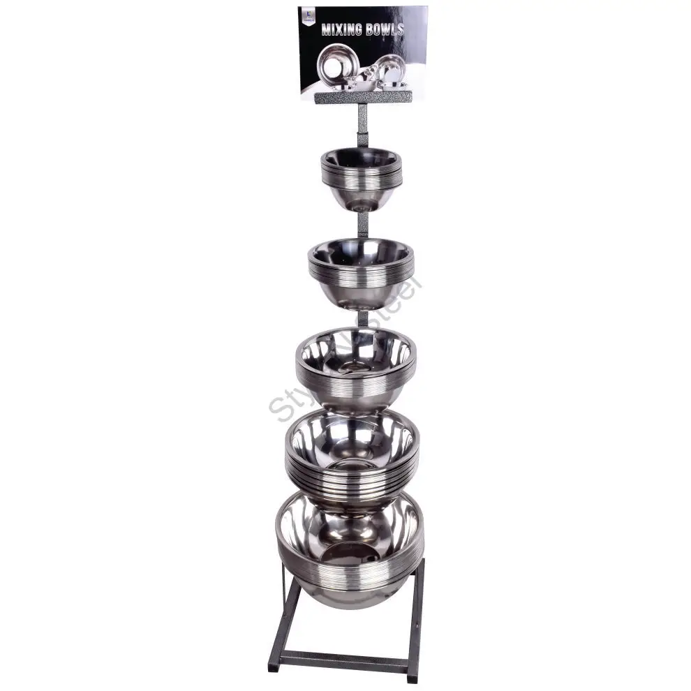 Serving bowl set with stand