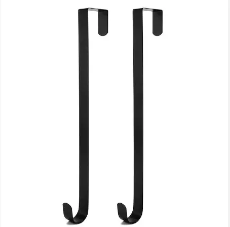 Black Fashion Robe Hooks Bathroom New Furniture Hardware Wall-mounted Door Metal Hanger Hook