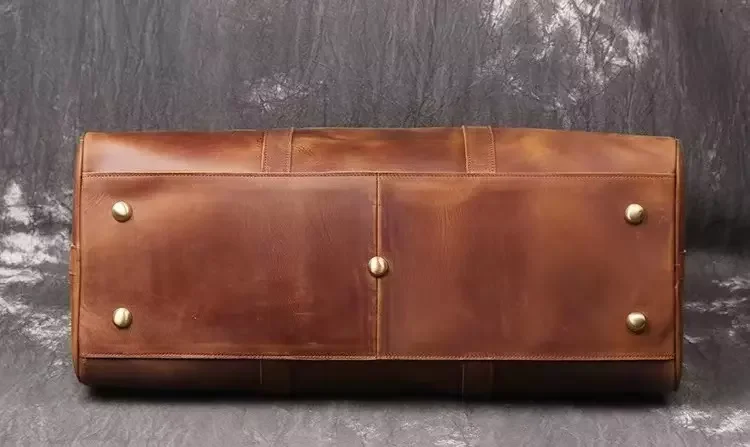 Pakistan Made Top quality product Fashion genuine leather casual leather weekender travel leather bags for weekender duffle bag