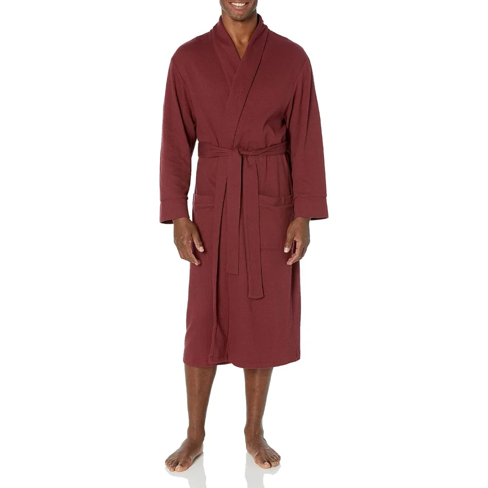 Maroon Solid Color Texture Premium Design High Quality Custom Color Logo Bathrobes Terry Velour Jacquard Sleepwear From Pakistan