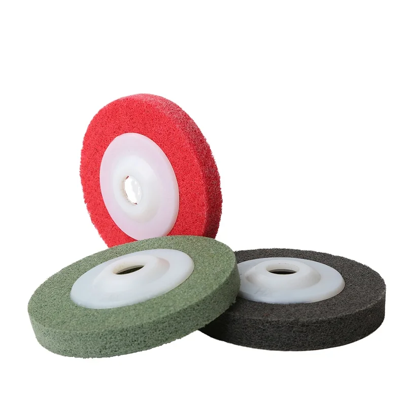 Polishing Disc India 7P 9P Non-Woven Polishing Wheels 80 Grint