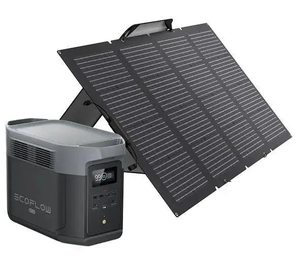 Лучшая цена эко-поток DELTA-2-Max 2000 2016Wh DELTA2Max-AU + SOLAR220W 12V 2400W - 2048WH Max портативная электростанция и 220W Солнечная