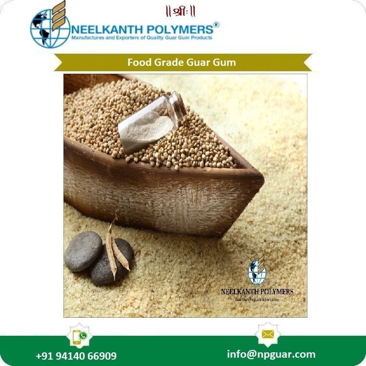 High grade indian Popular thickener guar gum food grade  guar gum powder natural guar gum price