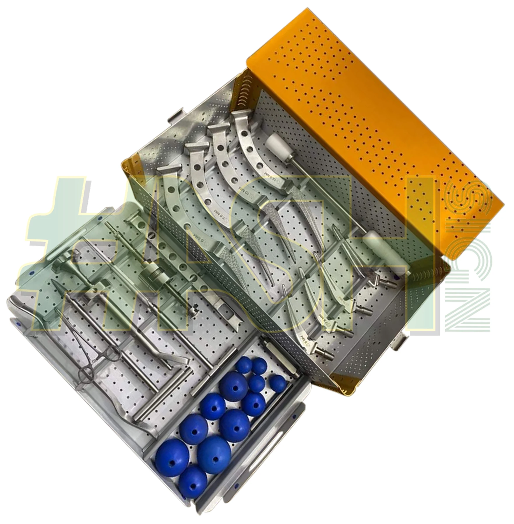 Orthopedic Modular Bipolar Total Hip Replacement System with Steel Handle Stainless Steel Blade CE ISO Certified Instruments Set