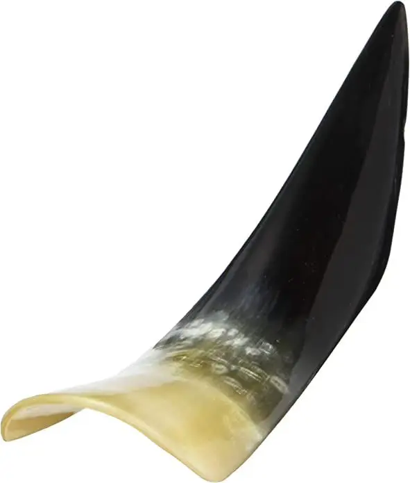 Natural Buffalo Boot Horn Shoe Long Handle Sock Remover Lifter Round Comb Fast Detach Easy to Clean to Prevent Scuffed Shoes