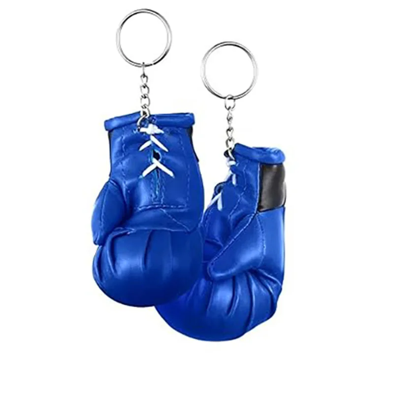Promotional Custom Boxing Glove Keychain Light Mini Glove Keychain Customized Logo Print Mini Boxing Gloves Keychain