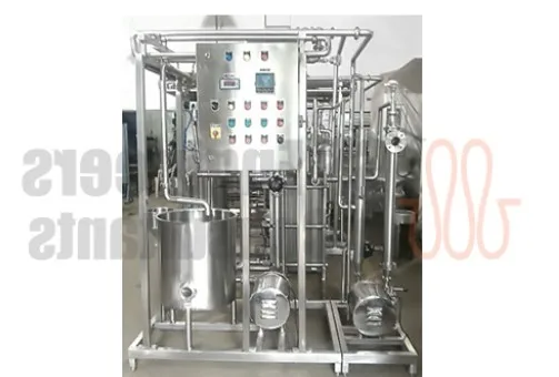 Curd Milk Pasteurizer 500lph Milk Processing Machine Low-Temperature Long Time Pasteurization