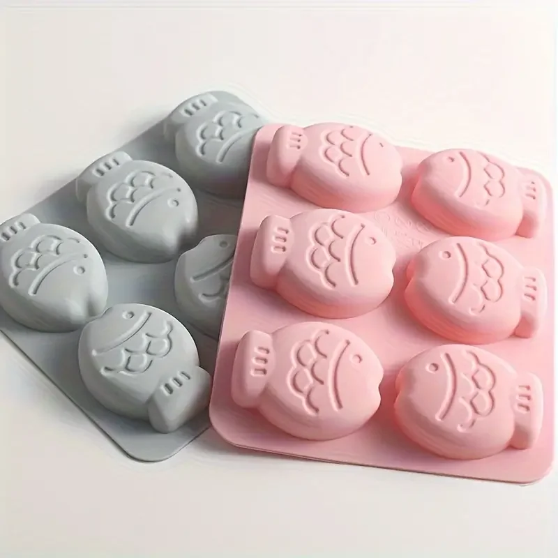Silicone fish shaped Cake Mold Pastry Mousse Mold Silicone Baking Pan for Chocolates and Confections