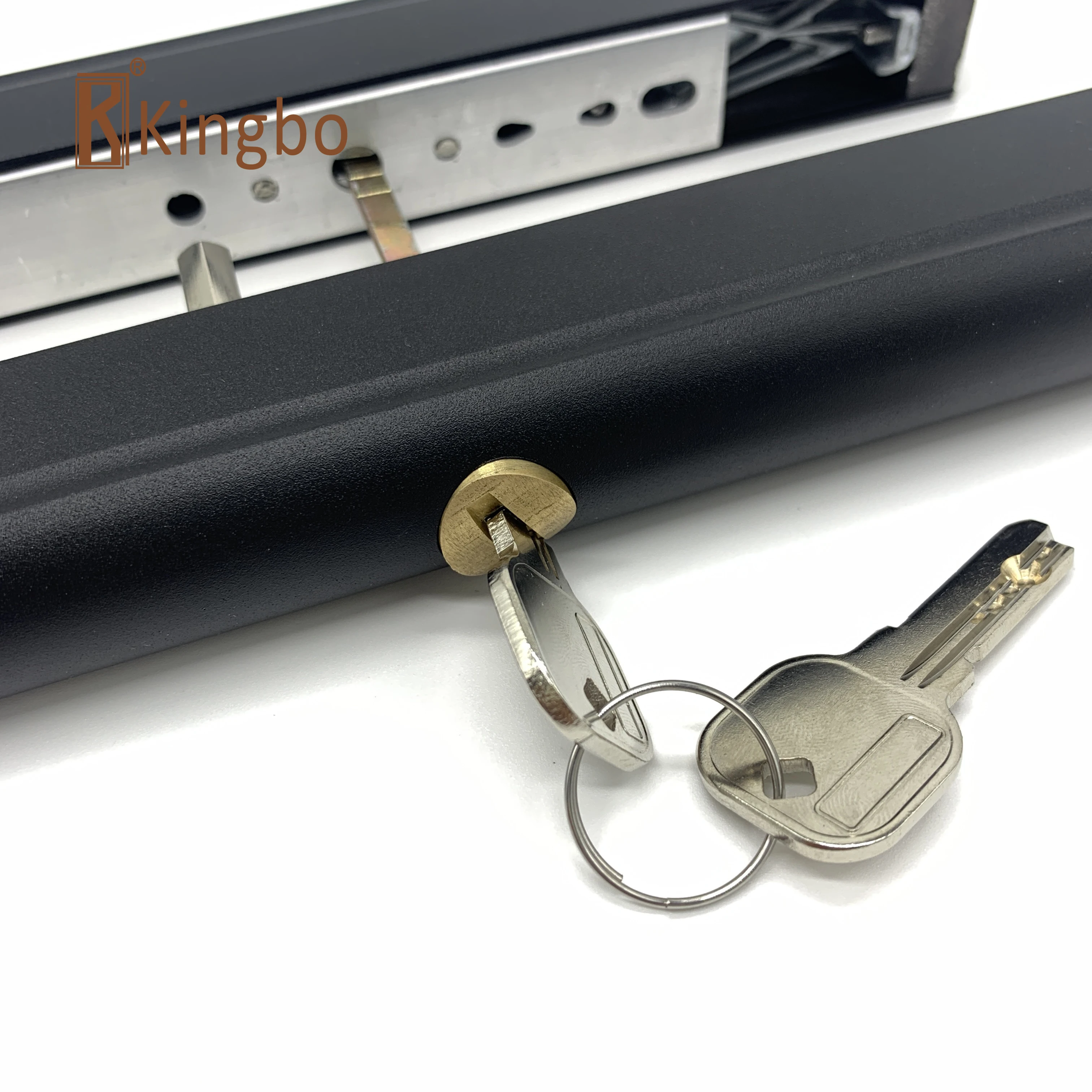 2023 New Design Hardware Handle with Keys for Aluminum Sliding Door Double Sides 300 mm Length Sliding Lock