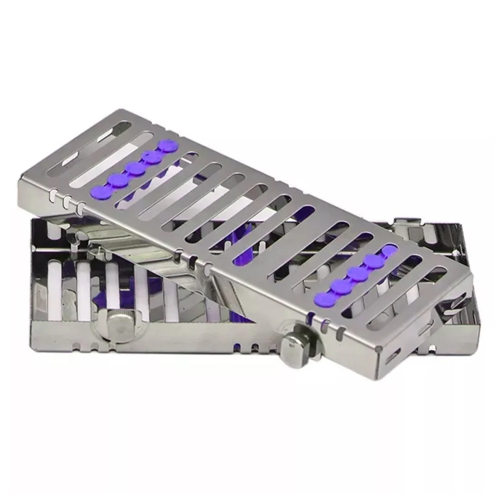 Surgical Grade Surgery Sterilization Cassette Rack Tray Sterilization Cassette Stainless Steel Dental Instrument Tray
