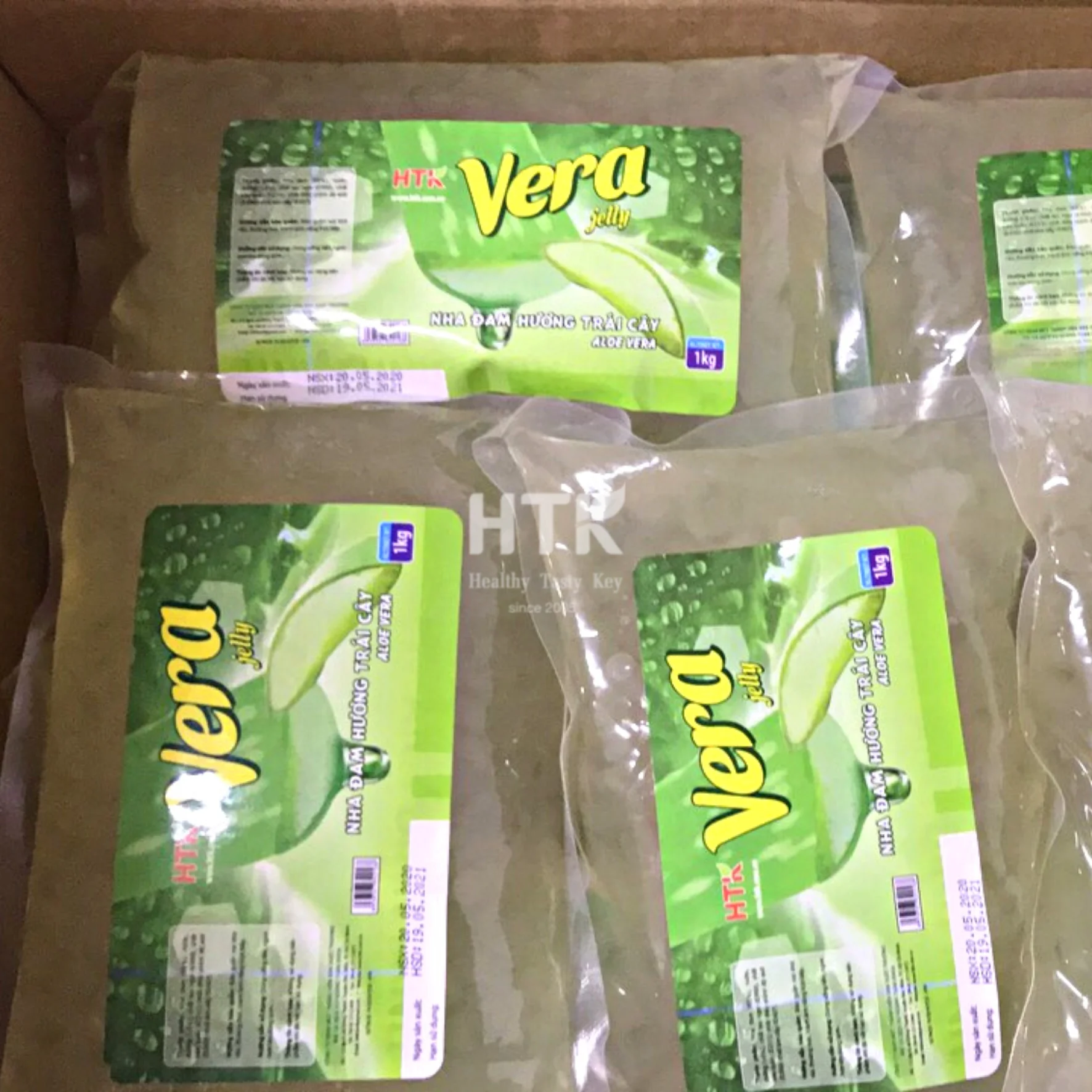 Trending 2023 ALOE VERA Gel Jelly Diced in Water Syrup Packed in Bag Carton from Vietnam for Juice Drink Beverage Bubble Tea